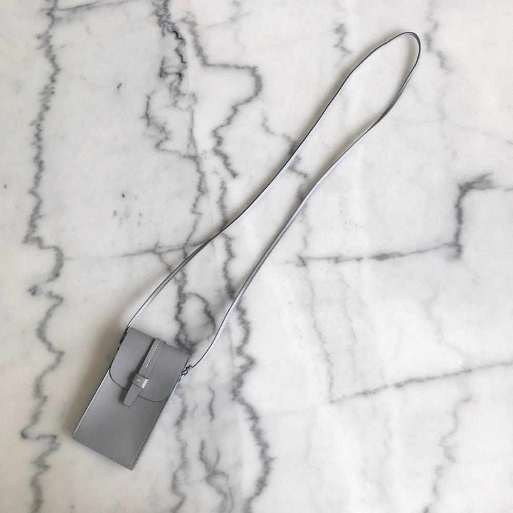small grey phone bag!!